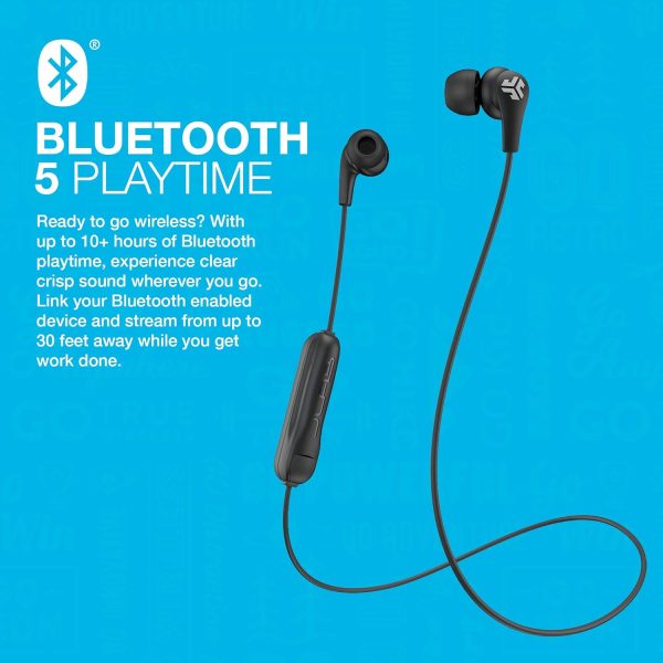 JLab JBuds Pro Bluetooth Wireless Signature Earbuds, Black, Titanium 10mm - Image 4