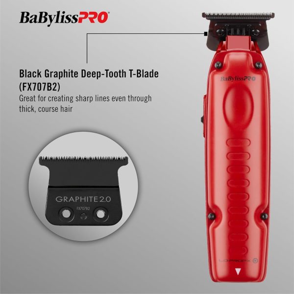 BaBylissPRO FXONE LO-PROFX Professional Cordless Clippers and Trimmers with - Image 2