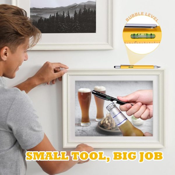 9 in 1 Multitool Pen Set, Stocking Stuffers for Adults Men, Multi Tool Pen - Image 6