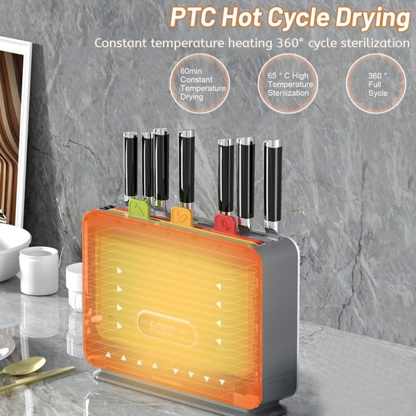 Modern Smart Cutting Boards with Storage Stand, Cleaning Cutting Board Set - Image 3