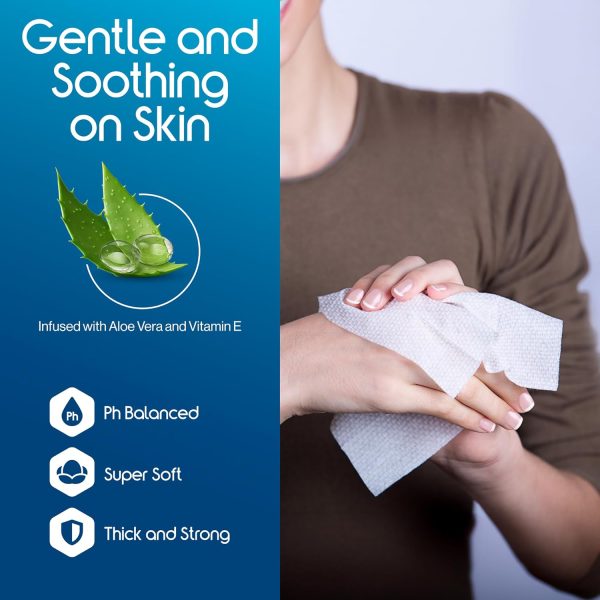 Inspire Adult Wet Wipes, Adult Wash Cloths, Adult Wipes for Incontinence & - Image 6