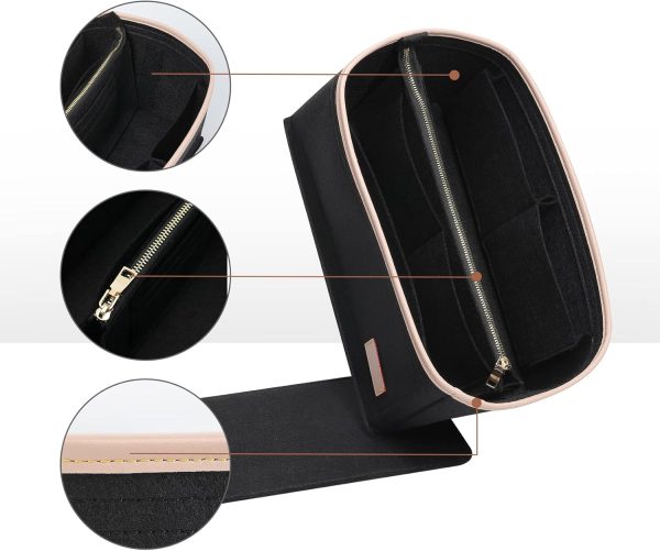 Doxo Purse Organizer Insert & Base Shaper 2pc Set, Felt Handbag Bag Fit LV - Image 2