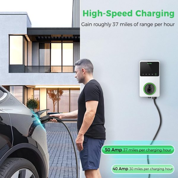Autel Home Smart Electric Vehicle (EV) Charger up to 50Amp, 240V, - Image 2