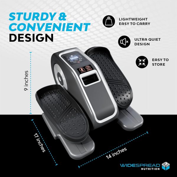Under Desk Elliptical Machine, Electric Seated Leg Exerciser, Mini Ellipse - Image 4