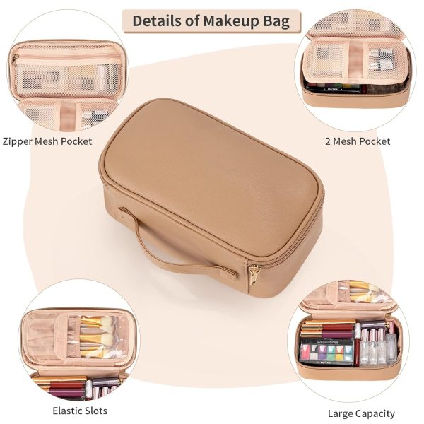 OCHEAL Small Makeup Bag,Portable Cute Travel Makeup Bag Pouch for Women - Image 3