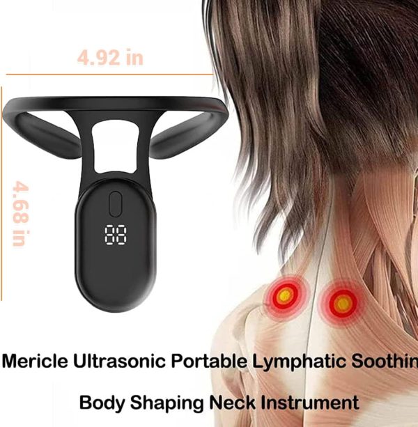 Soothing Neck Instrument, 2Pcs Lymphatic Drainage Device for Neck, Portable - Image 6