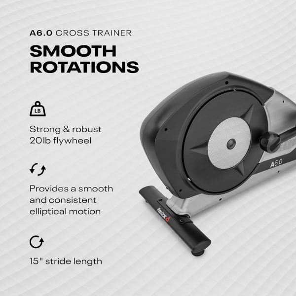 Reebok A6.0 Elliptical + Bluetooth - Silver - Image 3