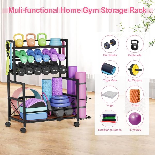 Snughome Dumbbell Rack, Weight Rack for Dumbbells, Home Gym Storage Rack - Image 6