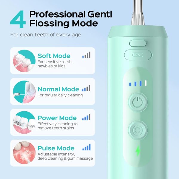 COSLUS Water Dental Flosser Pick: Portable Mini Travel Water Teeth - Image 6