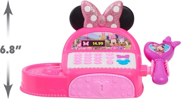 Disney Junior Minnie Mouse Bowtique Cash Register with Sounds and Pretend - Image 5