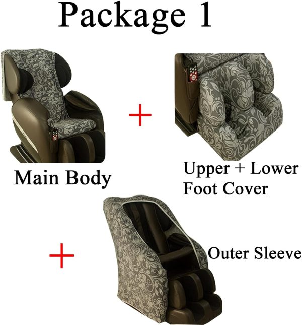 Massage Chair Cover, Full Body Massage Chair Sofa Covers Thickened - Image 8
