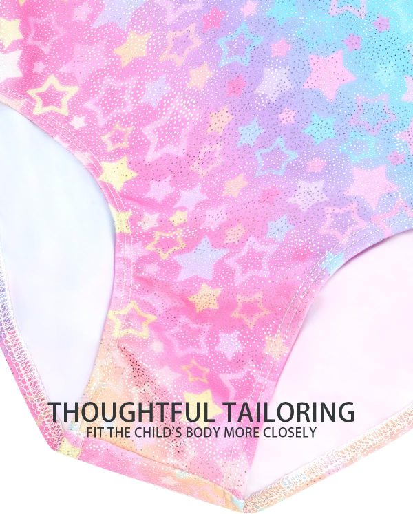 Long Sleeve Gymnastics Leotards for Girls Sparkly Dance Ballet Outfits - Image 4