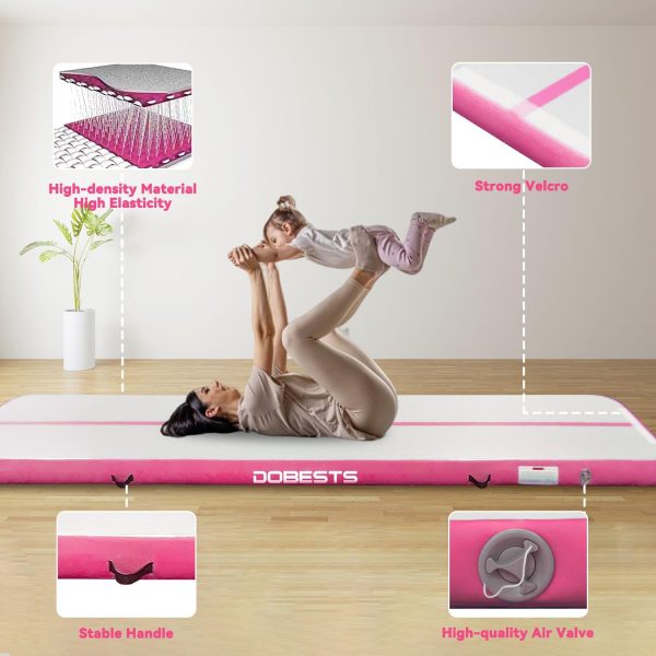 DOBESTS Air Track Inflatable Gymnastics Mat, Tumbling Mat - Image 4