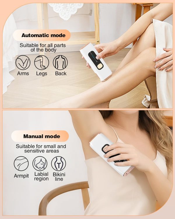 IPL Laser Hair Removal Device for Women Men at Home, Upgraded to 999,900 - Image 4