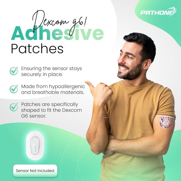 Dexcom G6 Adhesive Patches Waterproof 30 Pack - Skin-Friendly dexcom g6 - Image 2