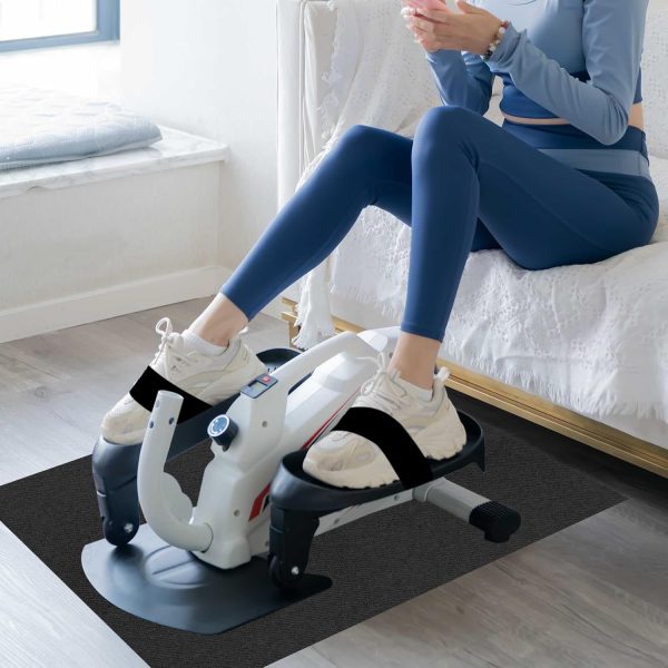 Rainmae Ellipse Leg Exerciser Machine Non-Slip Mat with Pedal Straps, Apply - Image 6