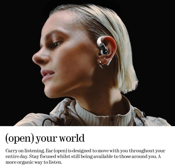 Nothing Ear (Open) Open-Ear Headphones, Earbuds with Earhooks, Clear Voice - Image 6