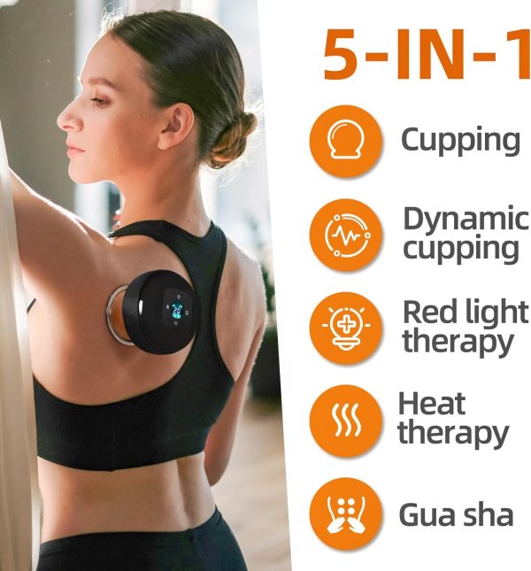 5-in-1 Remote Control Cupping Kit for Massage Therapy, Electric Cupping - Image 2