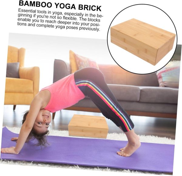 1pc Cork Foam Brick Natural Yoga Mat Board Pilates Yoga Accessories Hugger - Image 4