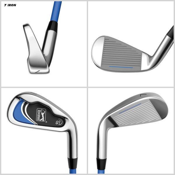PGA Tour G1 Series Blue Kids Golf Club Set | Right and Left Handed Options - Image 5