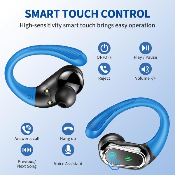 Wireless Earbuds, 2025 Bluetooth 5.4 Headphones Sport, Bluetooth Earbuds - Image 4