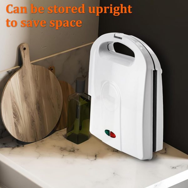 Pukomc Breakfast Sandwich Maker, 4-Slice Sandwich Press with Non-Stick - Image 5