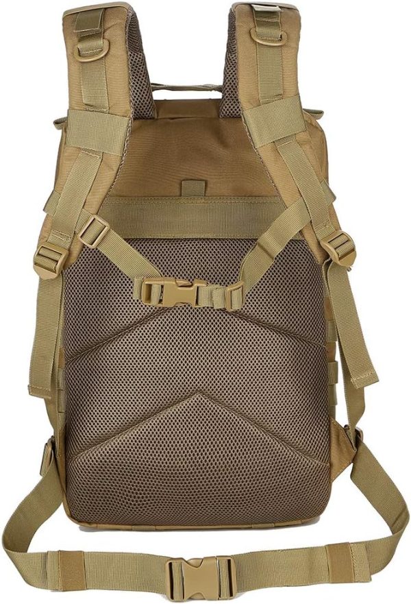 QT&QY 45L Military Tactical Backpacks Molle Army Assault Pack 3 Day Bug Out - Image 4