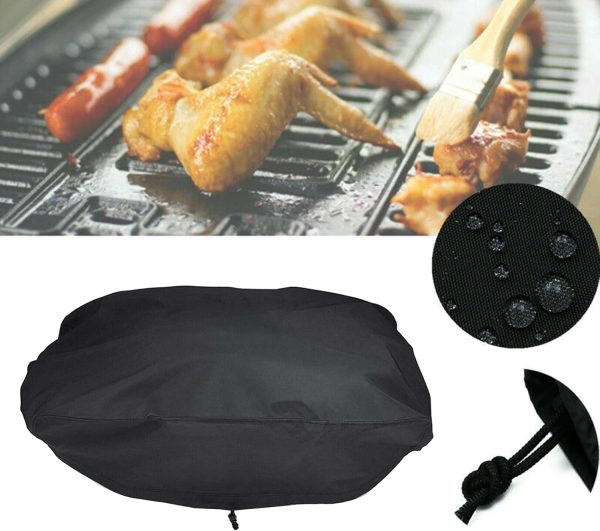 Electric BBQ Grills Black Grilling with Drawstring and Outdoor Barbecue - Image 2