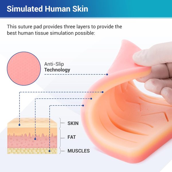 Alcedo Suture Practice Kit for Medical Students | Complete Kit (32 Pieces) - Image 4
