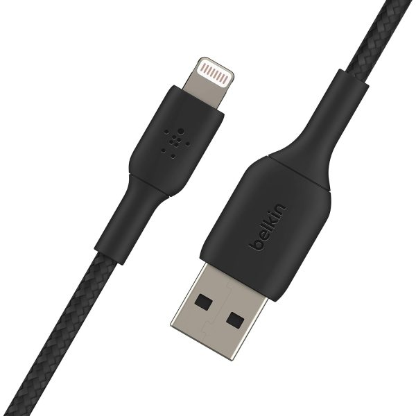 Belkin BoostCharge Braided Lightning Cable - 3.3ft/1M - MFi Certified Apple - Image 3