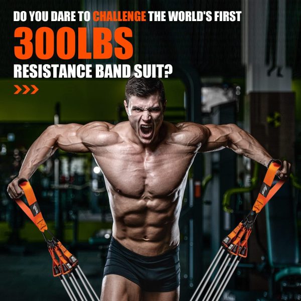 Resistance Bands, Heavy Exercise Bands with Handles, Fitness Bands for - Image 3