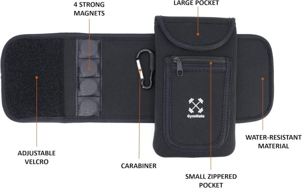 Magnetic Water Bottle Sleeve Pouch. Attaches Magnetically to Metal Surface - Image 2
