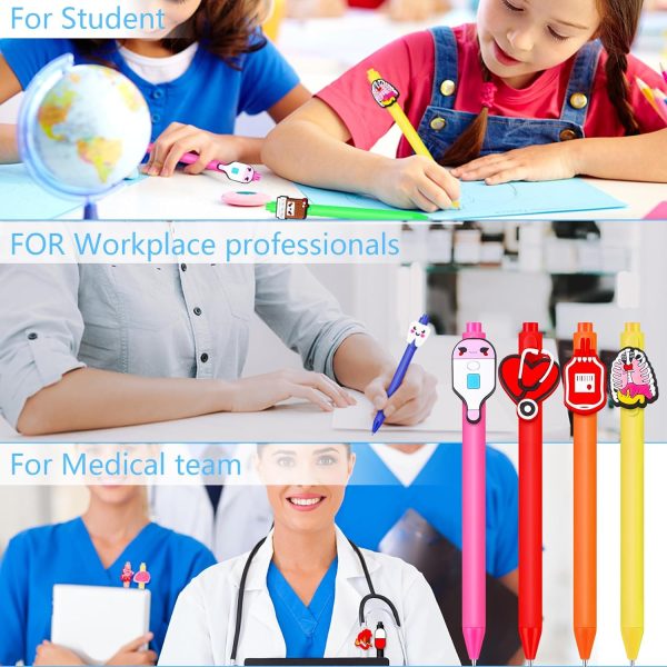 48 Pcs Nurses Pen Nurses Appreciation Gifts Accessories Retractable Medical - Image 7