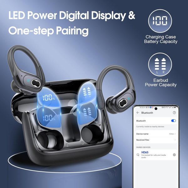 Wireless Earbuds 75hrs Bluetooth 5.3 Headphone Sport, 2024 Bluetooth - Image 5