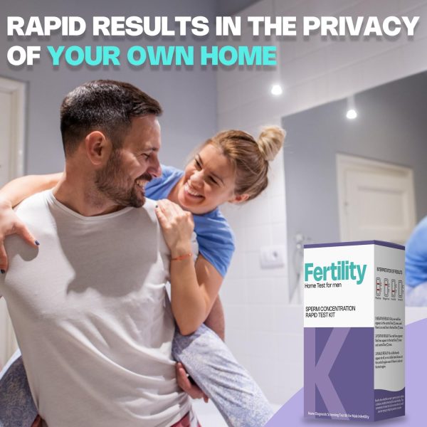 Trak Plus Male Fertility Testing System Fertility Home Test Kit for Men- - Image 6