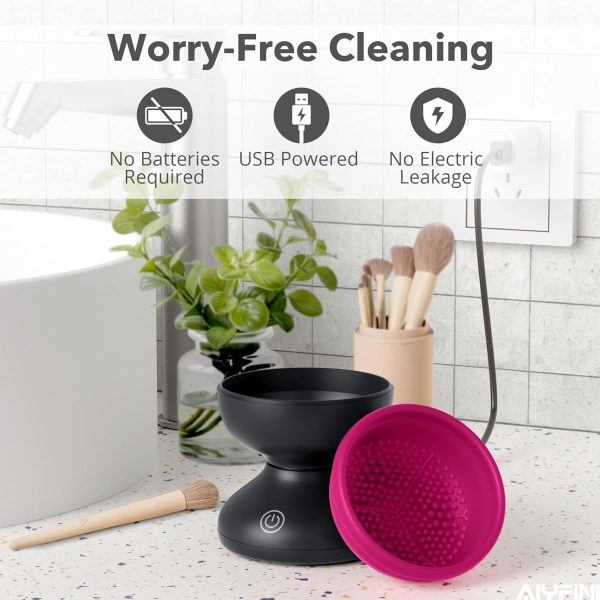 Electric Makeup Brush Cleaner Machine - Alyfini Portable Automatic USB - Image 5