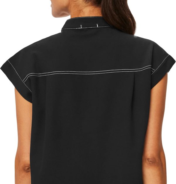 FIGS Kisumu Cargo Scrub Top for Women — Classic Fit, Mandarin Collar, 1 - Image 9