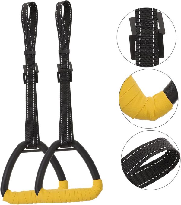 BESPORTBLE 1 Set Traction Ring Handle Rings Fitness Ring Gymnastics - Image 7