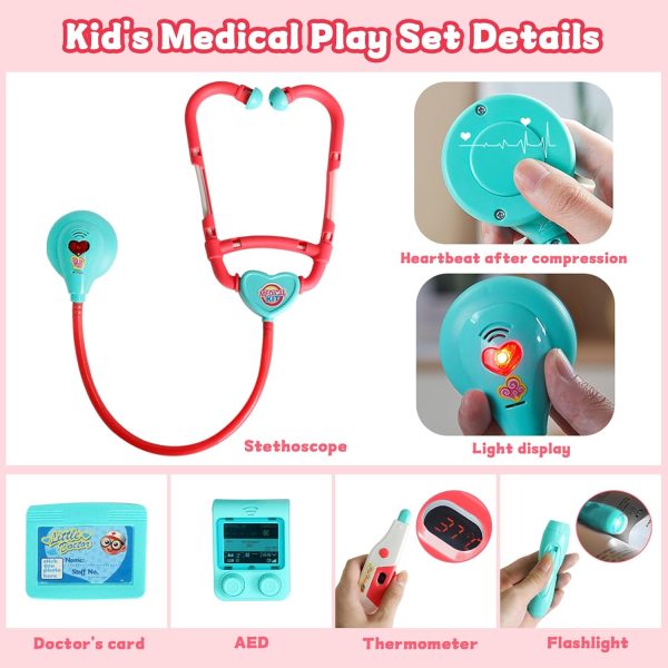 Doctor Kit for Toddlers 3-5 - Kids Doctor Play Kit - Fun and Engaging - Image 6