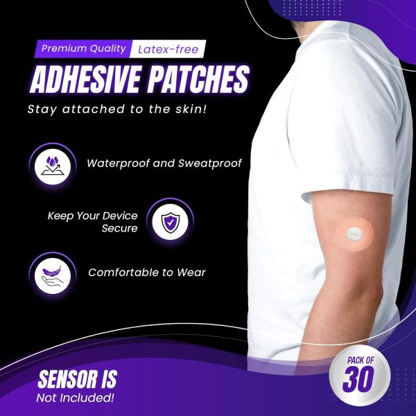 Dexcom G7 Adhesive Patches - 30-Pack Waterproof Adhesive Patches with - Image 2