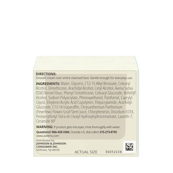 Aveeno Calm + Restore Facial Cream for Redness Relief, Soothing Face - Image 7