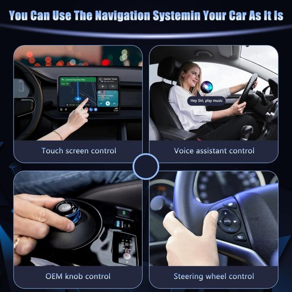 Wireless CarPlay Adapter, 2024 Upgrade Support Netflix/YouTube/TF Card Plug - Image 6