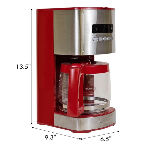 Kenmore Coffee Maker 12 cup Drip Coffee Machine Reusable Filter - Image 8