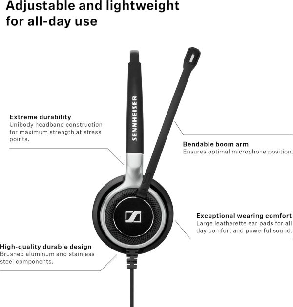 Sennheiser SC 665 USB (507257) - Double-Sided Business Headset | UC - Image 4