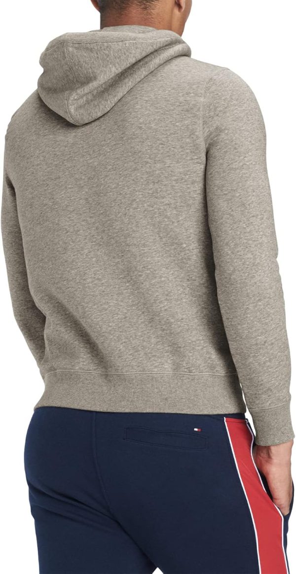 Tommy Hilfiger Men's Long Sleeve Fleece Logo Pullover Hoodie Sweatshirt - Image 2