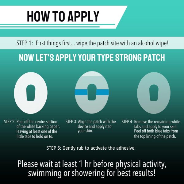 Adhesive Patches for Dexcom G6 CGM for Sensitive Skin, Waterproof & - Image 6