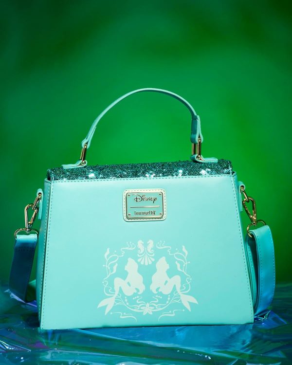 Loungefly Disney The Little Mermaid Sequins Collection Crossbody Bag, - Image 6