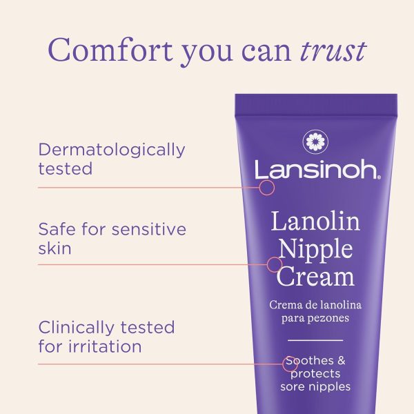 Lansinoh Lanolin Nipple Cream Safe for Breastfeeding Baby, 100% Natural - Image 6