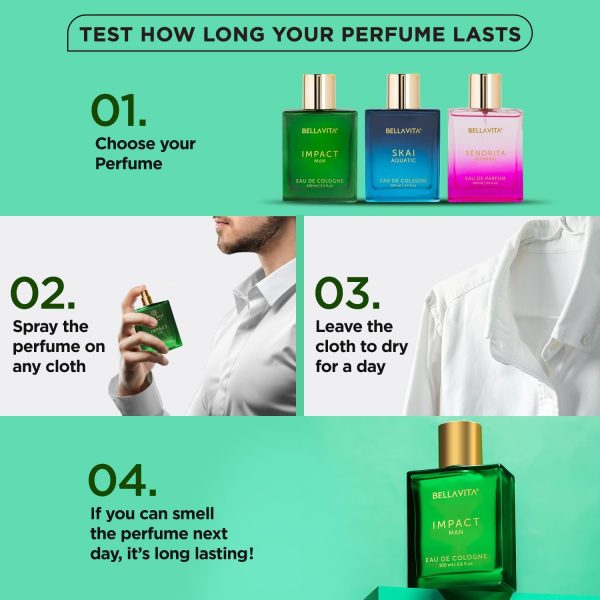Bella.vitaa Luxury IMPACT MAN Eau De Cologne Perfume with Mandarin Orange, - Image 6