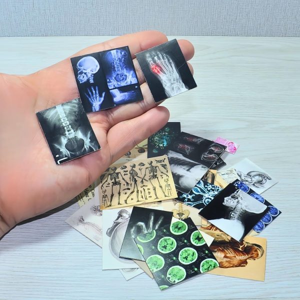 57 Pcs 1/6 Scale Miniature Vintage Medical Posters - Realistic Mini Things - Image 5